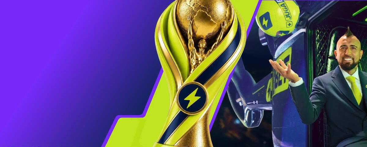 Arte de cabecera de la página de apuestas deportivas de Jugabet