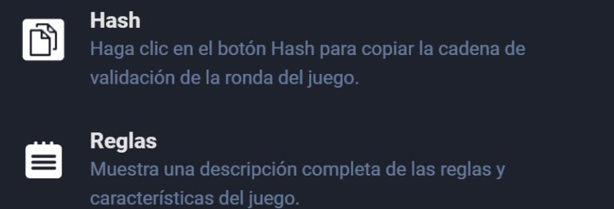 Reglas de Penalty Shoot-Out describiendo el botón Hash de validación de la ronda